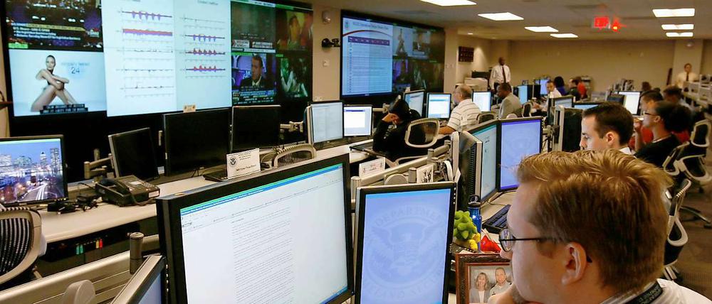 Hier kämpfen die USA an der digitalen Front: im nationalen Zentrum für Cybersicherheit, einer Unterabteilung des Heimatschutzministeriums der Vereinigten Staaten.