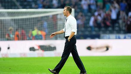 Auf geht's zum nächsten Spiel. Für Hertha und Trainer Babbel kann es nach dem 0:1 gegen Nürnberg nur besser werden.
