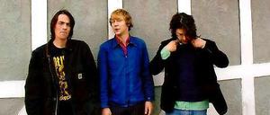 Litten wohl noch unter dem Jet Lag: Das Trio Sebadoh aus Massachusetts. 