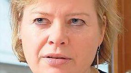 Erklärt den Mauerbau mit dem zweiten Weltkrieg: Die Parteivorsitzende der Linken Gesine Lötzsch.