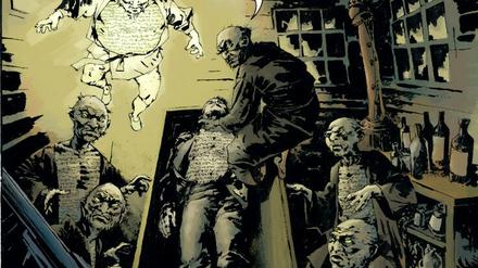 Monsterparade. Eine Szene aus dem Buch.