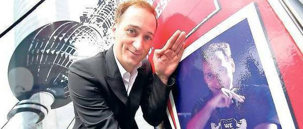 Der Berlin-Botschafter. Star-DJ Paul van Dyk unterstützt die Werbekampagne, gestern ging’s los.