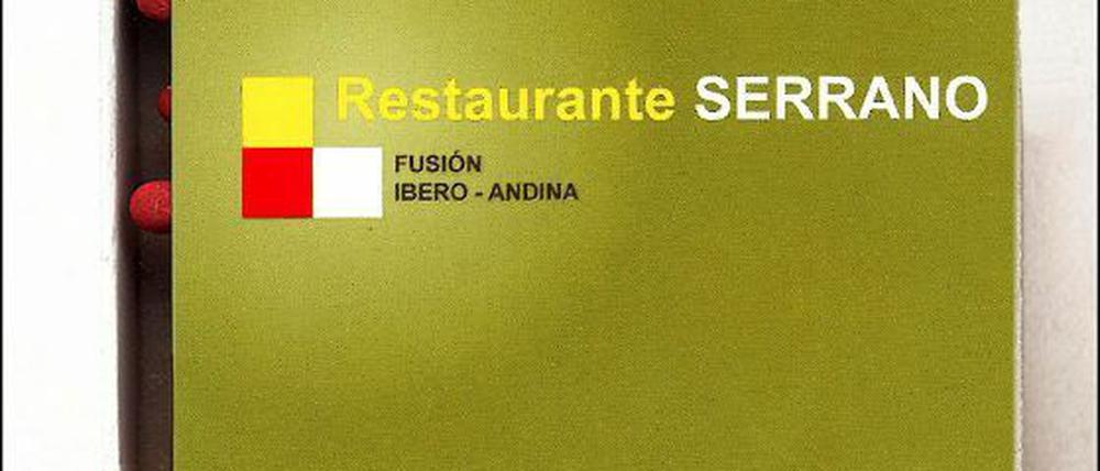 Serrano, Pfalzburger Str. 83, Wilmersdorf, Tel. 8892 9244, täglich ab 17 Uhr, Sonntag geschlossen.