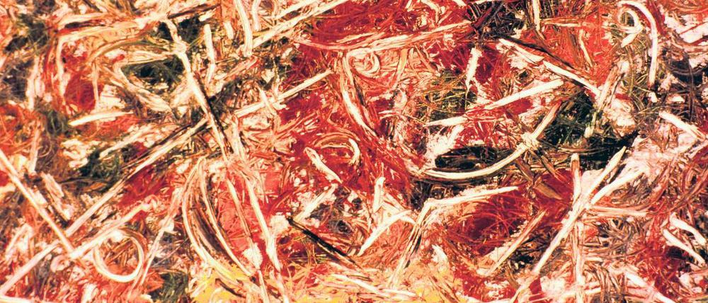 Wildwuchs und bewegte Form. Jackson Pollocks Gemälde „Cloaking Movement“ von 1946.