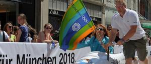 In München war man am Tag der Olympia-Entscheidung noch voller Hoffnung und probte schon mal den Ernstfall. 