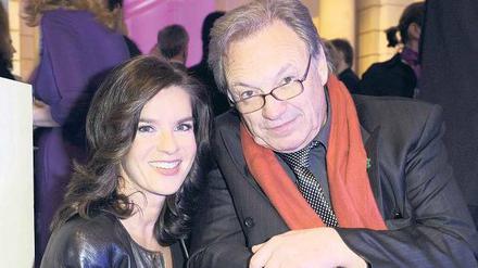 Unter Druck. Udo Reiter, hier mit Katarina Witt, war in 20 Jahren Intendanz selten um ein Wort verlegen. Er hat den MDR zum meistgesehenen dritten Programm gemacht.Foto: ARD