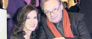 Unter Druck. Udo Reiter, hier mit Katarina Witt, war in 20 Jahren Intendanz selten um ein Wort verlegen. Er hat den MDR zum meistgesehenen dritten Programm gemacht.Foto: ARD
