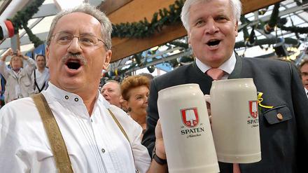 Es könnte ein spannendes Duelle um das Ministerpräsidentenamt in Bayern 2013 werden: Christian Ude (SPD) gegen Horst Seehofer (CSU).
