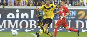 Dem 1. FC Union voraus: Dynamo Dresden siegte am Freitag 4:0.