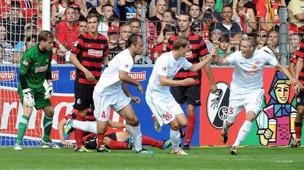 Marcel Risse (r.) war mit einem Tor und einer Vorlage der Spieler des Spiels.