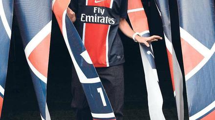 Der teuerste Mann Frankreichs. Paris Saint-Germain überwies für Javier Pastore 42 Millionen Euro an US Palermo. Foto: AFP