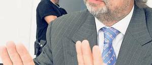 Alle Vorwürfe von sich gewiesen. Utz Claassen führte den EnBW-Konzern und zuletzt den Mittelständler Solar Millennium – allerdings nur 74 Tage lang. Foto: picture-alliance/ dpa