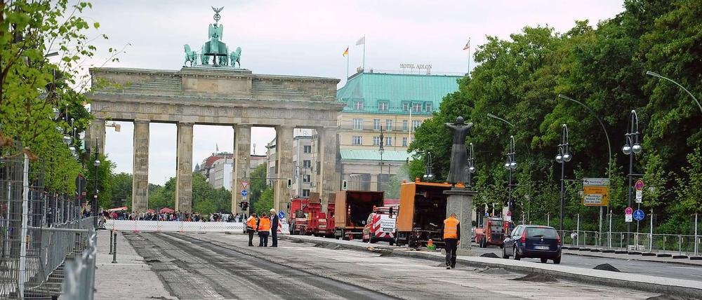 Wochenlang gab’s in Berlin überall Baustellen, viel geändert hat sich nicht.