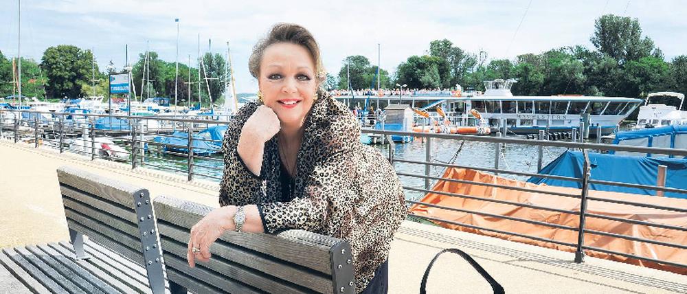 Hauptsache Wasser. Schauspielerin Barbara Schöne liebt die Kladower Imchenallee.