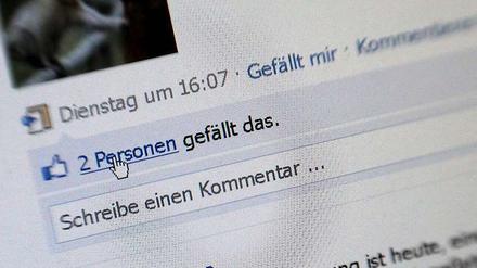 Stein des Anstoßes: Facebooks "Like"-Button. Datenschützern gefällt er nicht.
