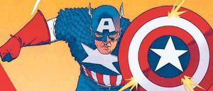 Da war er noch blond. Anfangs zog „Captain America“ – hier gezeichnet von John Cassaday – gegen Nazis und Kommunisten zu Felde. Später änderte sich das.