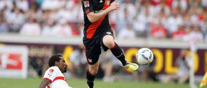 Bayer Leverkusen war im Spiel gegen den VfB Stuttgart die durchsetzungsfähige Mannschaft.