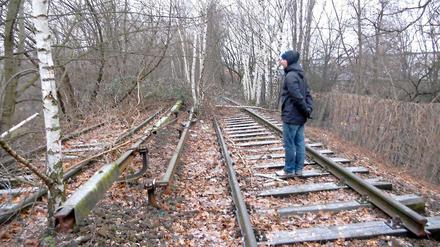 Die Stromschiene ist schon lange nicht mehr in Betrieb.