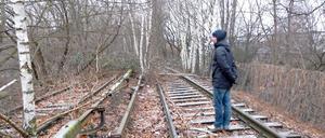 Die Stromschiene ist schon lange nicht mehr in Betrieb.