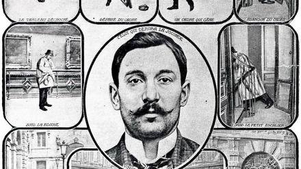 Der Dieb, die Tat. Rekonstruktion von Vincenzo Peruggias Diebstahl. Foto: Ullstein/Roger Viollet