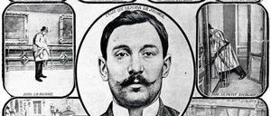 Der Dieb, die Tat. Rekonstruktion von Vincenzo Peruggias Diebstahl. Foto: Ullstein/Roger Viollet