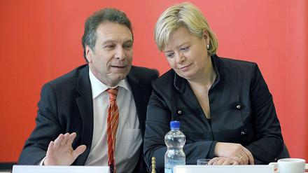 Die Linken-Chefs Gesine Lötzsch und Klaus Ernst.