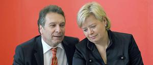 Die Linken-Chefs Gesine Lötzsch und Klaus Ernst.