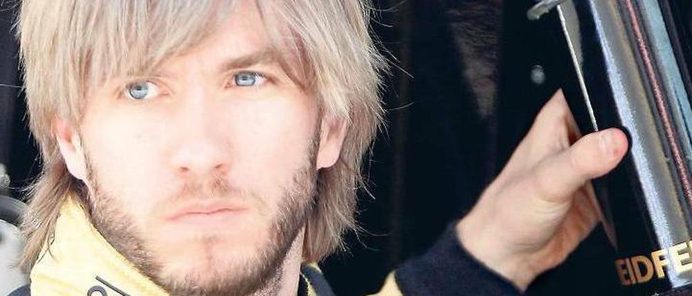 Umsteigen! Nick Heidfeld wird die Formel 1 wohl verlassen und vermutlich künftig in der DTM für BMW fahren. Foto: dapd