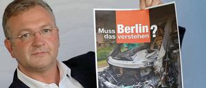 Nach der Briefbombendrohung verhielt sich CDU-Spitzenkandidat ziemlich leichtfertig, findet die Polizei.