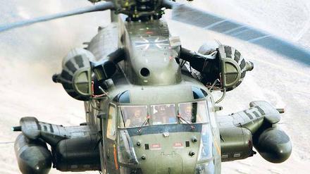 Hubschrauber angefordert. Die afghanische Polizei hat die Bundeswehr bei der Suche um ihre Hilfe gebeten.