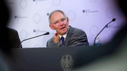 Finanzminister Wolfgang Schäuble (CDU) kann mit seiner Arbeit zufrieden sein.