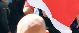 Warnung: Aus dem Norden werden Rufe nach einem neuen Verbotsverfahren gegen die NPD laut. Verfassungsschützer sehen sie im Bunde mit Skinheads und Neonazis. Foto: dapd