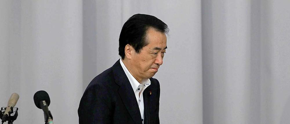 Der erst seit gut einem Jahr amtierende japanische Ministerpräsident Naoto Kan gibt auf: Kan gab am Freitag erwartungsgemäß seinen Rücktritt bekannt.