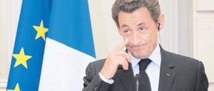 Mission Defizitabbau. Frankreichs Staatschef Sarkozy will zwölf Milliarden Euro einsparen. Foto: Horacio Villalobos/dpa