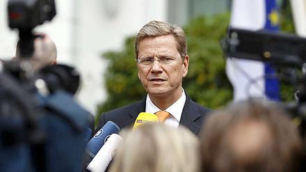 Außenminister Guido Westerwelle (FDP).
