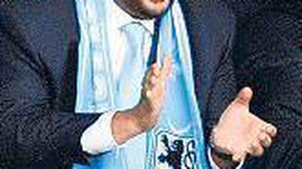 Löwe mit Leidenschaft und Geld. Der jordanische Hasan Abdullah Ismaik will 1860 München nach oben bringen. Foto: dpa