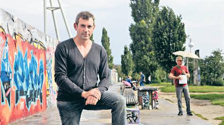 Ostalgisch. Schriftsteller Wladimir Kaminer im Mauerpark.