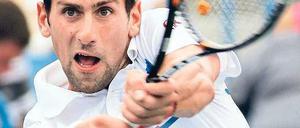 Schwer zu schlagen. Novak Djokovic will seinen dritten Grand-Slam-Titel. Foto: dapd
