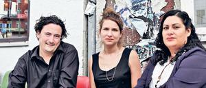 Die Festivalmacher Andreas Gebhard, Andrea Goetzke und Melissa Perales (von links).