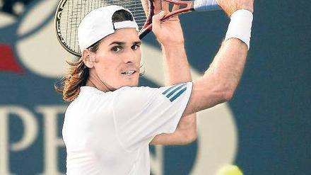 Noch gut in Schwung. Auch mit 33 Jahren denkt Thomas Haas nicht an sein Karriereende, nach den US Open will er weiterspielen. Foto: AFP