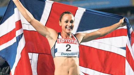 Sportliche Botschafterin. Die Siebenkämpferin und WM-Zweite Jessica Ennis gehört zu Großbritanniens Hoffnungsträgern. Foto: dpa