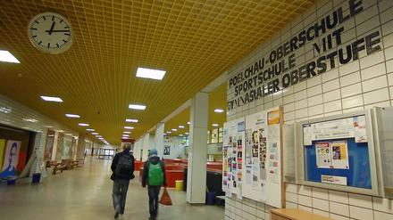 Die Poelchau-Schule in Charlottenburg-Nord bildet junge Spitzensportler aus. Das Gebäude, in dem die zukünftigen Athleten herangezogen werden sollen, gleicht jedoch einem Abrissquartier.