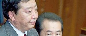 Auf den früheren Finanzminister Yoshihiko Noda (links) warten schwere Aufgaben.