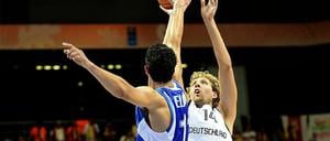 Dirk Nowitzki spielte erstmals seit Olympia 2008 wieder im Nationaltrikot.