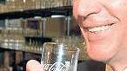 Sekt oder Selters? Helmut Holter, Spitzenkandidat der Linken.