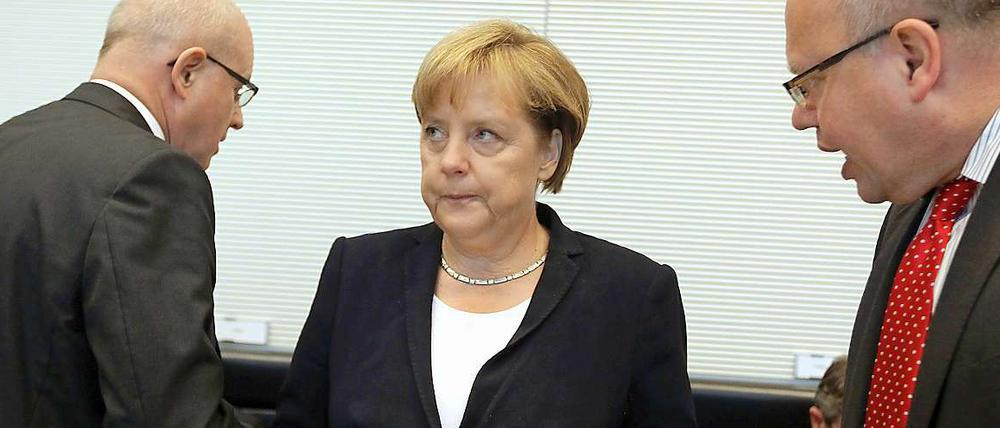 Angela Merkel kann sich der Unterstützung der eigenen Fraktion in puncto erweiterter Euro-Rettungsschirm nicht sicher sein.