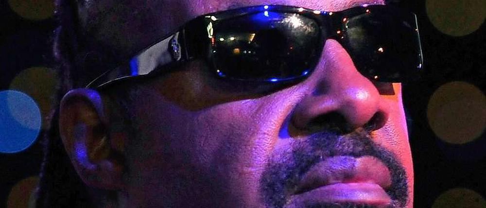 Stevie Wonder, hier bei der Begrüßungsveranstaltung zur "Martin Luther King Gedenkwoche" im August 2011, gehört für Christian Schröder definitiv zu den besten Soulkünstlern. 