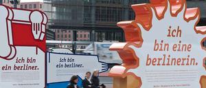 Standortmarketing: Im Frühjahr 2011 wirbt die Stadt im Rahmen der Kampagne "Be Berlin" mit hiesigen Industrieprodukten.