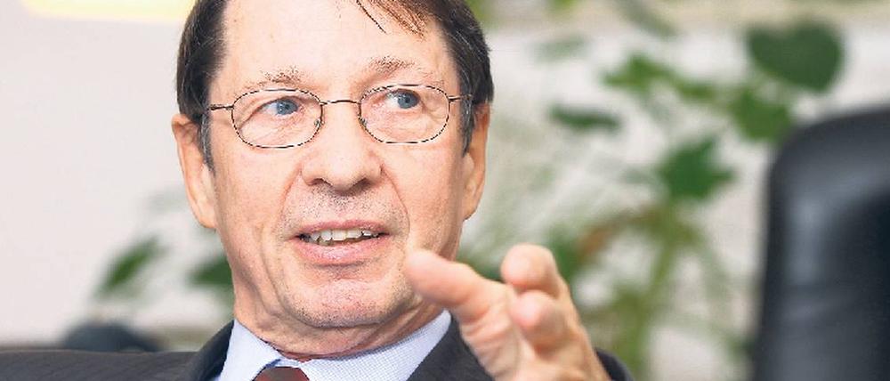 Ehrhart Körting (SPD) ist seit dem Jahr 2001 der Berliner Senator für Inneres. 