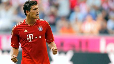 Mario Gomez erzielte gegen den SC Freiburg seine Saisontore Nummer fünf, sechs, sieben und acht.